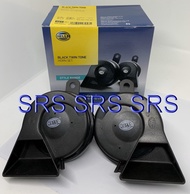แตรรถยนต์ HELLA black twin tone 12V ( สีดำ ) หอยโข่ง