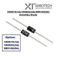 1N5819(1A)/1N5822(3A)/SR5100(5A) Schottky Diode Rectifier Barrier Diode 1N 5819 5822 SR5100 Xarotech