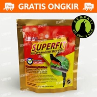 SUPERFIT GOLD PAKAN VOER HIGH PROTEIN UNTUK BURUNG MURAI ANIS CILILIN KACER CIBLEK CENDET