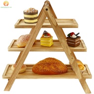 Cupcake Stand 3 Tiers Cupcake Display Stand Wood Ladder Dessert Stand Dessert Table Display for Cupc