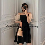 BIG SIZE M-XXXXL Dress Karen Dres Sabrina Irise Wanita korea A Line Bodycon Mini Casual Natal pesta