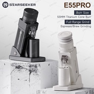 STARSEEKER Electric Coffee Grinder E55 Pro 55MM Grinding machine Espresso Cone burr Stepless Finenes