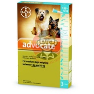 Advocate Dog Flea Medicine Medium Size 4kg - 10kg
