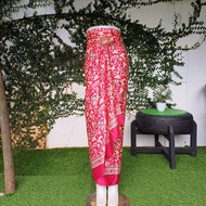 Caway Boutique Drawstring Batik Wrap Skirt