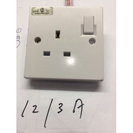 (E58) UMS 1 Gang Switch Socket (1213A) 13A