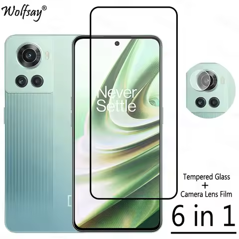 Full Cover Tempered Glass For OnePlus 10R Screen Protector For OnePlus 10R Camera Lens Film Glass Fo
