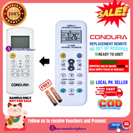 (READ B4 U ORDER) CONDURA AIRCON Remote Replacement Ready to USE Universal for CONDURA AIR CONDITION