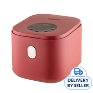 IONA 1.0L Digital Rice Cooker W Steamer - Red