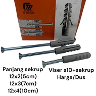 S10 SCREW SET SHELF SCREW/ WALL SCREW/
