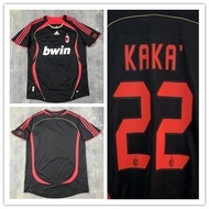 Vintage Shirt 2006 2007 ac Milan Third Home Kaka Football Vintage soccer Jersey