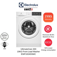 Electrolux 9/10KG Front Load Washer | EWF1024D3WC EWF9024D3EC EWF1024D3WC Mesin Cuci Baju Washing Ma