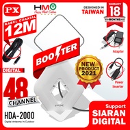 Antena TV Digital Booster Indoor Outdoor Analog PX HDA-2000 Anten TV Resolusi Tinggi PX HDA-2000