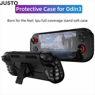 JUSTO Protective Cover, Shockproof Soft Handheld Game Console ,  with Kickstand Ergonomic TPU Host S