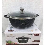 Royal Eis / dessini italy 28cm non stick casserole Periuk non stick
