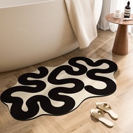 Bathroom Floor Carpet Hallway Absorption Non-slip Entrance Door Mat Karpet Dapur