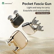 Jinkairui Mini Massage Gun Pocket Fascia Massager Mini Fascia Gun Muscle Massager Portable Muscle Re