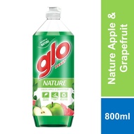 Glo Nature Dishwash Liquid - Green Apple & Grapefruit 800ml