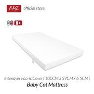 ENQ Baby Mattress / Baby Cot Tilam / Baby Cot Mattress / Quality Zip Cover 100CM x 59CM x 6.5CM