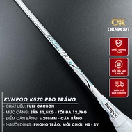 Vợt câu lông Kumpoo K520 Pro khung Carbon trợ lực căng sẵn 11kg căng max 127kg tặng kèm túi đựng quấ