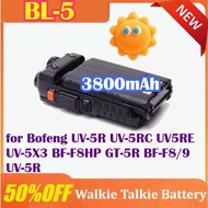 BL-5 3800mAh For BAOFENG Walkie Talkie Battery for UV-5R UV-5RC UV5RE UV-5X3 BF-F8HP GT-5R BF-F8/9 U