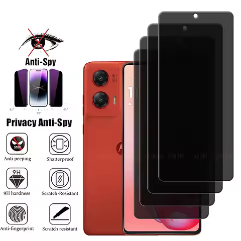 4Pcs For Motorola Moto G Stylus 5G 2024 Glass Moto G Stylus 5G 2024 Screen Protector 9H Anti-Spy Pri