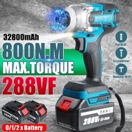 21V 288VF 13000mAh 350N.M Impact Wrench Drill Portable Electric Wrench With 1/2Battery