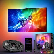 Smart with Camera for 55-75 inch Screens RGB-IC Music Sync Color Changing LED Strip Lights TV Backli