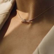TIFFANY & CO Knot Necklace 18K Rose Gold Diamonds 玫瑰金 頸鏈 項鏈 69683231