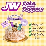 JW Cake Toppers ~ Cake Design ~ PSS Souvenirs ~ Elder Souvenirs ~ JW Cake Design