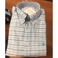 Authentic imported Brooks Brothers new mens pure cotton long sleeved shirt slim fit business casual 