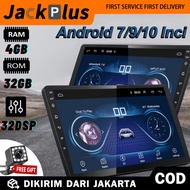 Android 9 Inch Head Unit Tape Mobil Bluetooth Double Din Head Unit Android 9 Inch Tv Mobil MP5 Player Dengan Bluetooth WIFI GPS FM Radio 4+32G