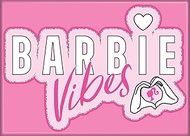 Ata Boy Barbie Vibes 2.5'' X 3.5'' Fridge Magnet for Lockers and Refrigerators