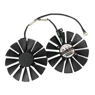 ⚜2Pcs/Set T129215SM,FDC10M12S9-C,Video Card Fan,For ASUS DUAL-RX580-8G,ASUS ROG STRIX-RX470-O4GRFD1