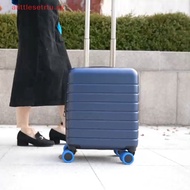 alittlesetrtu 8pcs Luggage Wheels Protector Silicone Luggage Accessories Wheels Cover For Most Luggage Reduce Noise Travel Luggage Suitcase SG