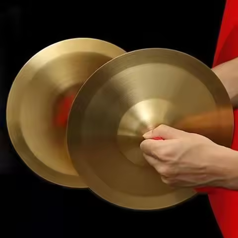 Hand Cymbals Finger Cymbals Traditional Cymbals Portable Drum Alloy Musical Instrument for Performan
