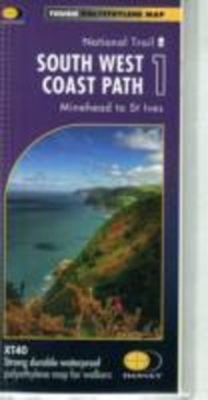 South West Coast Path 1 XT40 : Minehead to St Ives by Unknown (UK edition, paperback)