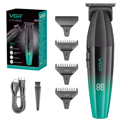 Original VGR 0mm zero Metal Electric Hair Beard Trimmer For Men Body Face Electric Clipper Hair Cutt