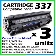 3 Units Compatible Laser Toner Canon 337 / Cartridge 337 High Quality Compatible Toner Cartridge For