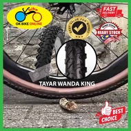 Wanda King Tayar Basikal Bicycle Tyre 12" 13" 16" 20" 24" 26" 700