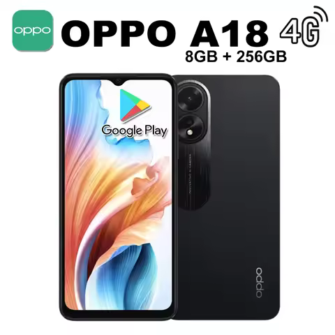 OPPO A18 8GB+256GB Mediatek Helio G85 system 5000mAh long battery life original smart phone