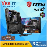 MSI MPG X870E Carbon WIFI ATX Motherboard ( MSI / AM5 / WIFI7 / RGB / 3 Years )