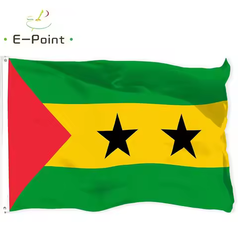 Sao Tome and Principe National Country Flag 2ft*3ft (60*90cm) 3ft*5ft (90*150cm) Size Christmas Deco