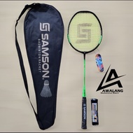 Compound badminton racket without joints 21 lbs 1 racket 1 grip 1 badminton racket bag