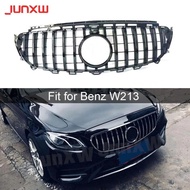 For E Class Front Bumper Mesh Grill for Mercedes Benz W213 C238 E200 E250 E300 E320 E350 E53 AMG 201