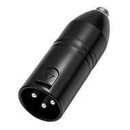 mim Alloy 3 5Mm TRS To 3Pin XLR Adapters Converts 12V-48V Phantoms Power to 3-5V Plugs in Power For 