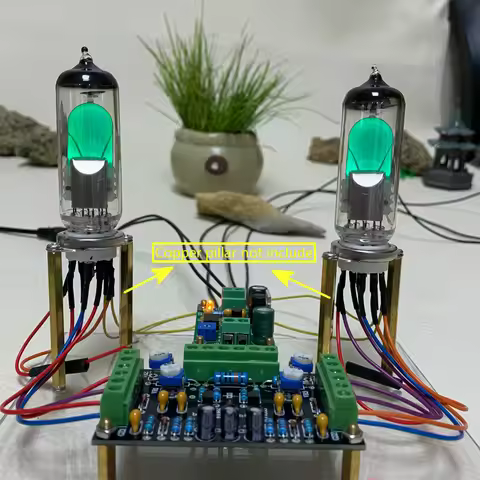 GHXAMP DC12V 6E1 Tube level indicator Driver Kits Board Dual Channel For Audio Tube amplifier Radio 