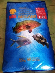 Pelet Megami GR 3 size 3 repack pelet tenggelam slow sinking pakan ikan kerapu koki mas goldfish glo