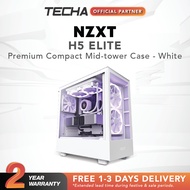 [FAST SHIP] NZXT H5 Elite Premium Compact Mid-Tower Case (White)