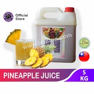 PINEAPPLE SYRUP 5KG TAIWAN 博霸凤梨浓缩果汁 Jus Markisa Pekat/ Fruit Juice Concentrate Kordial/Cordial/ Sira