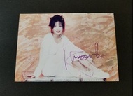 周慧敏原裝3R舊相纸 親筆簽名相片照片